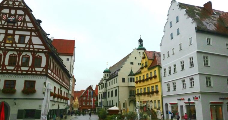 Romantische Strasse im Spätsommer