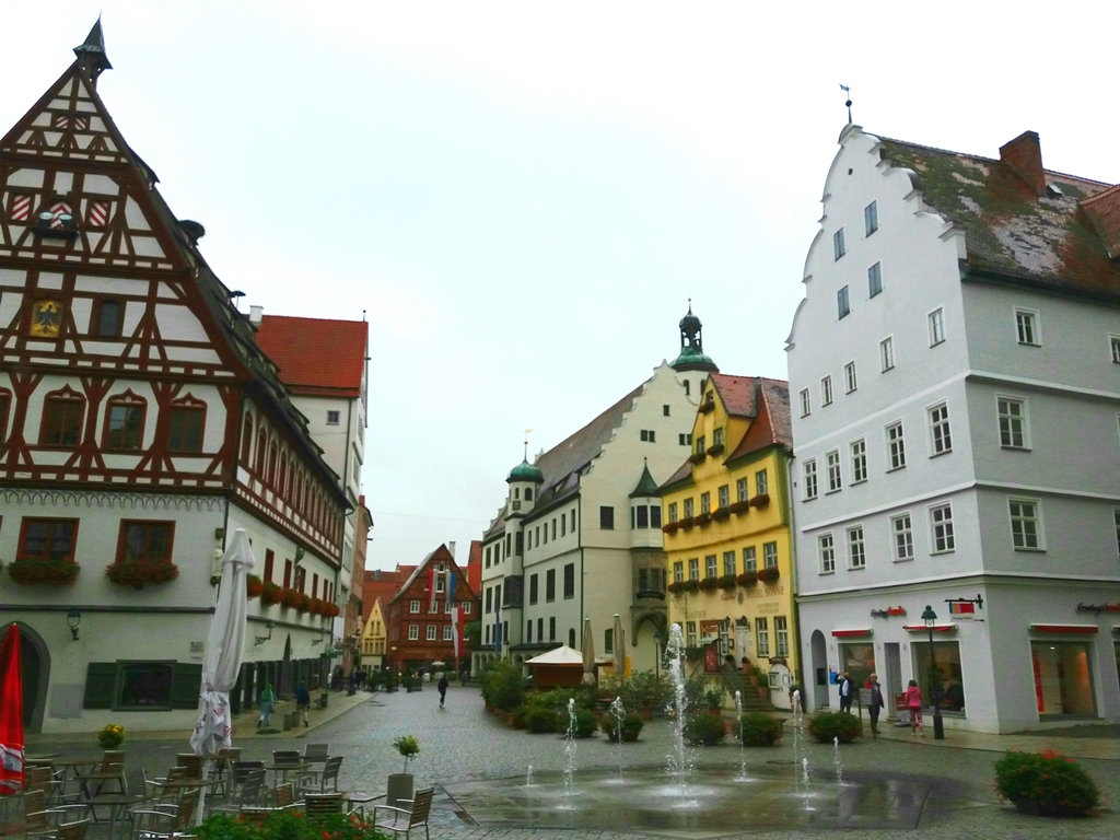 Romantische Strasse im Spätsommer